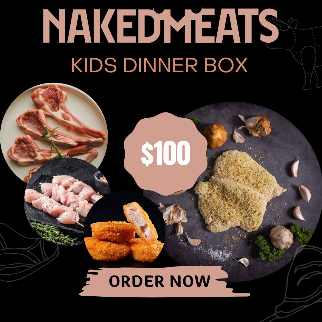 6x kebabs 
4x chicken schnitzels  
1kg bag chicken nuggets 
4x Lamb cutlets 
1kg sausages 
4x wagyu beef patties