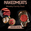 Sliced Tasty Cheese (24 slices)

500g Sliced Ham

500g Sliced danish salami 

1kg Chicken breast 

1kg Beef mince

1kg Beef sausages

4x Wagyu beef patties 

4x Pork cutlets
